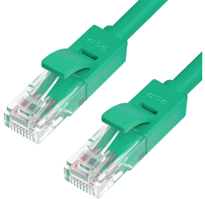 Greenconnect GCR-LNC05-1.0m,  Патч-корд прямой 1.0m,  UTP кат.5e,  зеленый,  позолоченные контакты,  24 AWG,  литой,  ethernet high speed 1 Гбит / с,  RJ45,  T568B