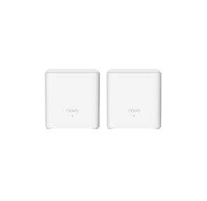 Tenda EX3  (2-pack) Mesh Wi-Fi 6 система AX1500,  до 300 Мбит / с на 2, 4 ГГц + до 1201 Мбит / с на 5 ГГц,  LAN 1x1Гбит / с,  WAN 1x1 Гбит / с,  2x3 dBi внутренние антенны