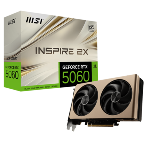 Видеокарта PCIE16 RTX5060 8GB RTX 5060 8G INSPIRE 2X OC MSI