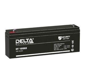 Delta DT 12022  (2.2 А\ч,  12В) свинцово- кислотный аккумулятор
