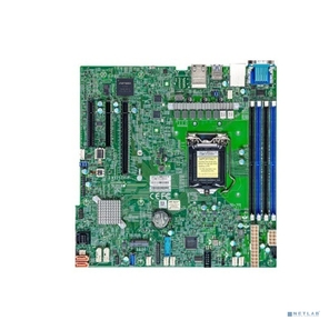 Материнская плата /  MB Supermicro X12STH-F 1хLGA1200 4хDIMM  (Intel Xeon-E 2300 Socket H5  (Rocket Lake- E)Family, Intel® C256)