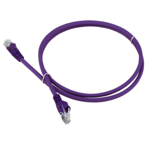 Патч-корд LANMASTER LSZH UTP кат.5e,  2.0 м,  фиолетовый