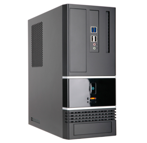 InWin BK623 Slim Case Black 400W 2*USB2.0+2*USB3.0 Audio mATX