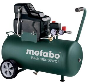 Metabo Basic 280-50 W OF  Компрессор [601529000] { Компрессор безмасл. 1.7кВт, 50л }