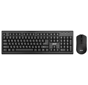 Acer OKR120 Клавиатура + мышь клав:черный мышь:черный USB беспроводная Multimedia