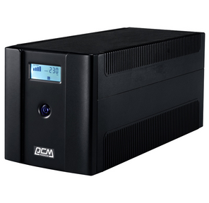 Powercom RPT-1025AP-LCD Raptor,  OffLine,  1025VA / 615W,  Tower,  4xSchuko,  LCD,  USB