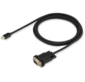 Кабель аудио-видео Buro 1.1v miniDisplayport  (m) / VGA  (m) 2м. Позолоченные контакты черный  (BHP MDPP-VGA-2)