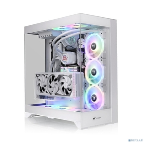 Корпус Thermaltake CTE E550 TG белый без БП ATX 3x140mm 2xUSB3.0 audio bott PSU