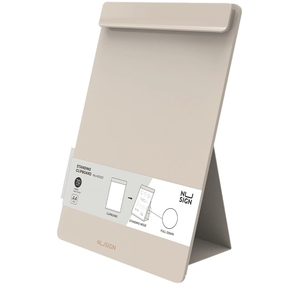 Папка-планшет Deli Nusign ENS503 GREY A4 пенополипропилен серый на подставке