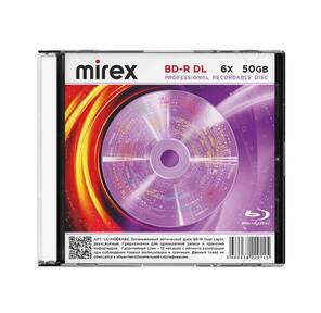 Диск BD-R Mirex 50 Gb,  6x,  Slim Case  (1),  DL  (1 / 50)