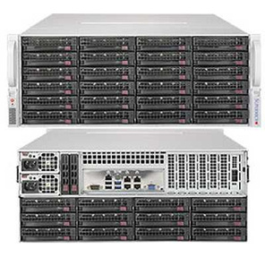 Supermicro SuperStorage 4U Server 6049P-E1CR36H noCPU (2)Scalable / TDP 70-205W /  no DIMM (16) /  3108RAID HDD (36)LFF /  2x10Gbe /  5xFH /  2x1200W
