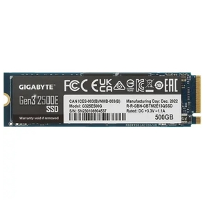 Твердотельный накопитель SSD Gigabyte 2500E G325E500G 500GB M.2 NVMe PCIe 3.0