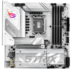 ASUS ROG STRIX B860-G GAMING WIFI,  LGA 1851,  Intel B860,  4xDDR5,  4xSATA,  4xM.2,  1xPCIe 5.0 x16,  1xDP,  1xHDMI,  1xThunderbolt 4,  1x 2.5Gb LAN,  1xUSB-C 20Gbps,  1xUSB-A 10Gbps,  3xUSB-A 5Gbps,  4xUSB-A 2.0,  2x3.5 мм,  7.1,  mATX