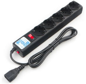 PowerCube SPG5-B3,  PC 3м,  5р,  черн.граф. 10А,  UPS (C14), 