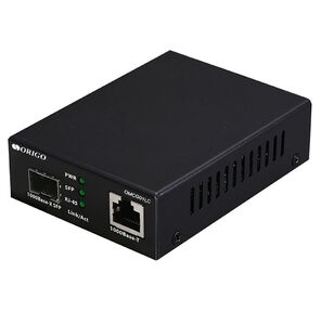 ORIGO Автономный медиаконвертер,  1000Base-T  /  1000Base-X SFP