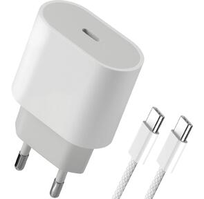 Defender Сетевой адаптер UPA-121 20W,  USB C, кабель Type-C, белый