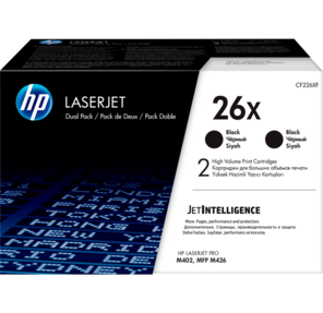 Картридж HP 26X лазерный увеличенной емкости упаковка 2 шт  (2*9000 стр)