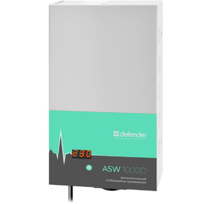 Стабилизатор напряжения Defender ASW 1000D 600Вт 1000ВА белый
