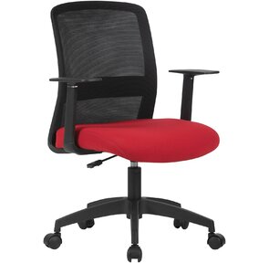 Кресло Cactus CS-MC333-BKRD черный сиденье темно-красный