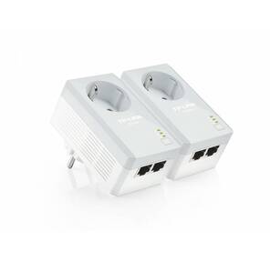 AV500 2-port Powerline  Adapter with AC Pass Through Starter Kit,  500Mbps,  2 Fast Ethernet ports,  Twin Pack