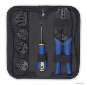 Cabeus HT-TK-04 Набор инструментов  ( инструмент обжимной для кабельных наконечников,  отвертка,  сменныеВ В насадки 5 шт.В В )