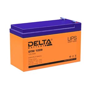 Delta DTM 1209  (9 А\ч,  12В) свинцово- кислотный аккумулятор