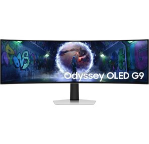 Монитор Samsung 49" Odyssey OLED G9 S49DG934SUXEN серебристый OLED LED 32:9 HDMI полуматовая HAS 250cd 178гр / 178гр 5120x1440 240Hz DP USB 12.6кг