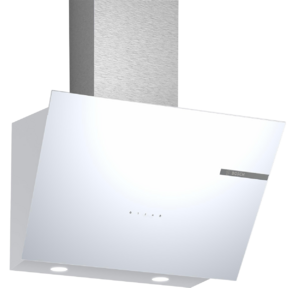 Наклонная вытяжка для настенного монтажа,  максимальная производительность 700м3 / ч,  60см,  цвет: белый , touch control