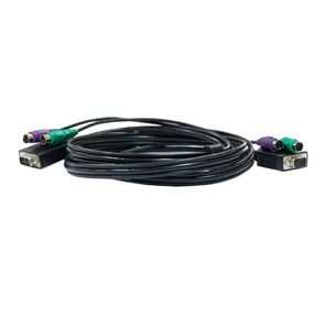 D-Link DKVM-CB / A4A Кабель KVM длиной 1, 8 м с разъемами PS2 (2xPS / 2+VGA15M,  1.8м)