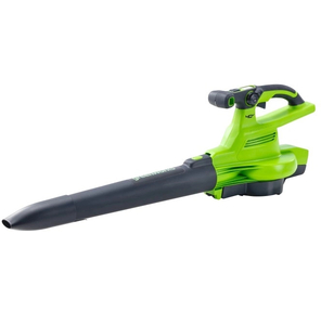 Воздуходувка-измельчитель Greenworks 2406907UG пит.:от аккум. зеленый