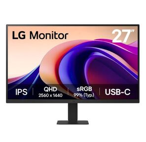 Монитор 27" LG 27U631A-B Black  (IPS,  2560x1440,  HDMI+Type C,  5 ms,  178° / 178°,  250 cd / m,  1000:1,  100Hz)