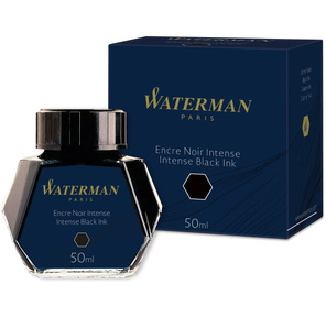 Флакон с чернилами Waterman CWS0110710 черные чернила для ручек перьевых