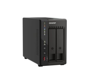 SMB QNAP TS-253E-8G NAS,  2-tray w / o HDD. 2xHDMI-port. 4-core Celeron J6412 2-2.6 GHz,  8GB DDR,   2x2.5Gb LAN,  2 x M.2 2280 PCIe Gen 3 x2,  2x USB 3.2 Gen 2  (10Gbps) Port,  2x USB 2.0 port