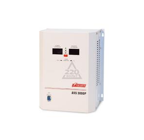 Powerman AVS-P Voltage Regulator 3000VA,  Digital Indication,  Wall Mount,  Hardwire Input / Output,  230V,  1 year warranty,  White