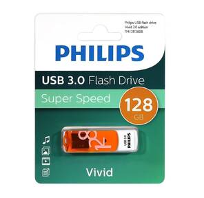Флеш накопитель 128GB PHILIPS VIVID3.0 128GB,  USB 3.0