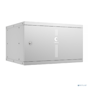 Cabeus WSC-05D-6U55 / 45m Шкаф телекоммуникационный настенный 19" 6U,  серия LIGHT разборный,  дверь металл,  цвет серый