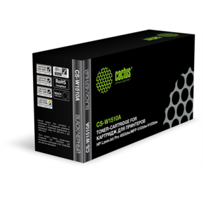 Картридж лазерный Cactus CS-W1510A W1510A черный  (3050стр.) для HP LJ Pro 4003dw / MFP 4103dw / 4103fdw