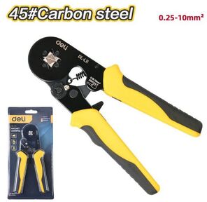 Инструмент обжимной Deli Пресс-клещи квадратные для обжима наконечников DL-L11 0, 25-10 кв.мм