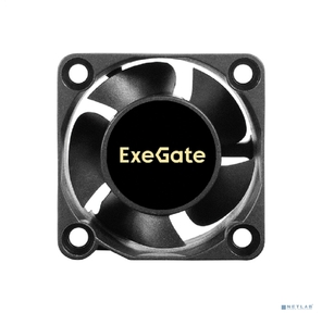 Вентилятор 12В DC ExeGate ExtraSilent ES04020S3P  (40x40x20 мм,  Sleeve bearing  (подшипник скольжения),  3pin,  6300RPM,  28dBA)