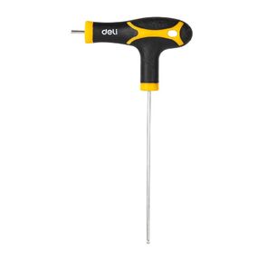 Набор шестигранных ключей с шаром Deli DL233208 8 шт. Материал: CR-V. Спецификация: 2x75 мм / 2, 5x75 мм / 3x100 мм / 4x100 мм / 5x150 мм / 6x150 мм / 8x200 мм / 10x200 мм Удобная рукоять.