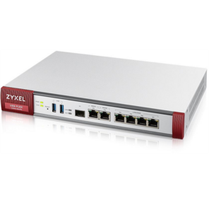 Zyxel ZyWALL USG FLEX 200 firewall with 1 year subscription set  (AS,  AV,  CF,  IDP),  Rack,  3xWAN GE  (2xRJ-45 and 1xSFP),  4xLAN  /  DMZ GE,  2xUSB3.0,  AP Controller  (8 / 40 )