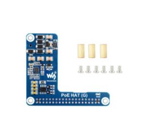 RA820 Плата расширения Waveshare PoE HAT  (G) для Raspberry Pi 5