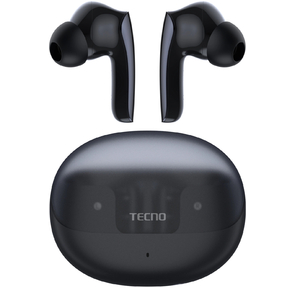 Гарнитура внутриканальные Tecno SC02 черный беспроводные bluetooth в ушной раковине  (SC02 BLACK)