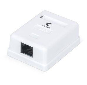 Cabeus WS-8P8C-Cat.5e-1 Розетка компьютерная RJ-45,  категория 5e,  одинарная,  внешняя,  Dual IDC