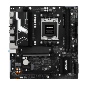 Материнская плата ASROCK B850M-X R2.0,  AM5,  B850,  2*DDR5,  4*SATA,  2*M.2,  2*USB 2.0,  3*USB 3.2,  Type-C,  2*PCIx16,  1*M.2  (Key E),  HDMI+DP,  mATX
