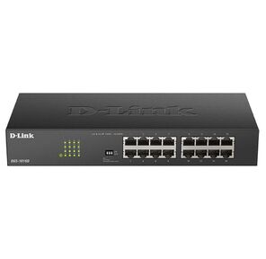 Неуправляемый коммутатор D-Link DGS-1016D / J1A с 16 портами 10 / 100 / 1000Base-T