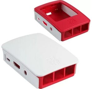 Корпус RA129 red-white для микрокомпьютера Raspberry Pi 3. ACD Red+White ABS Plastic case for Raspberry Pi 3