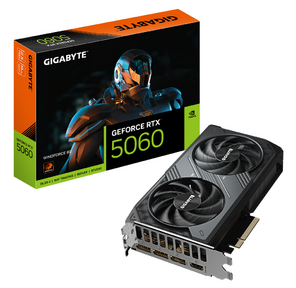 Видеокарта Gigabyte RTX5060 WINDFORCE 8GB GDDR7 128bit 3xDP HDMI 2FAN RTL