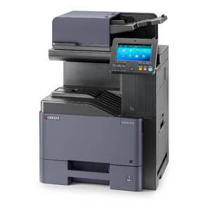 Многофункциональное устройство KYOCERA Цветной копир-принтер-сканер Kyocera TASKalfa 358ci  (А4,  35 ppm,  1200 dpi,  4GB,  USB,  Gigabit Ethernet,  дуплекс,  без крышки и тонеров)