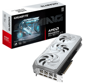 Видеокарта Gigabyte PCI-E 5.0 GV-R907XGAMINGOCICE-16GD AMD Radeon RX 9070XT 16Gb 256bit GDDR6 2520 / 20000 HDMIx2 DPx2 HDCP Ret